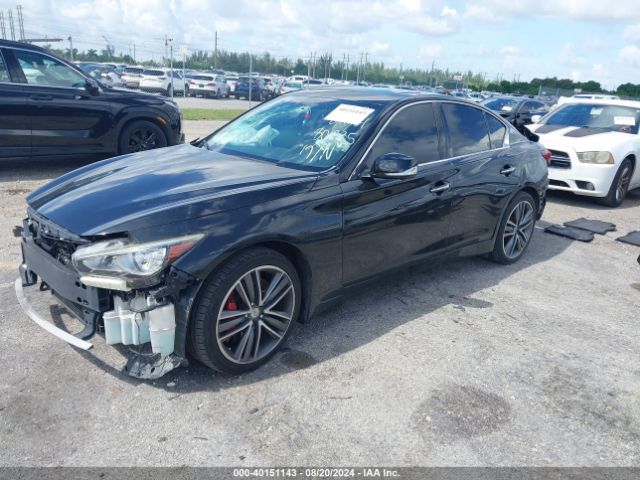 JN1FV7AR2KM801285 Infiniti Q50 3.0t Red Sport 400