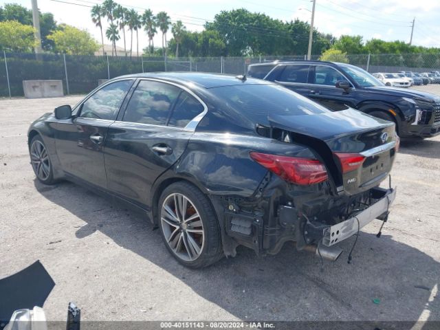 JN1FV7AR2KM801285 Infiniti Q50 3.0t Red Sport 400