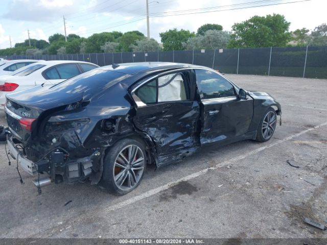 JN1FV7AR2KM801285 Infiniti Q50 3.0t Red Sport 400