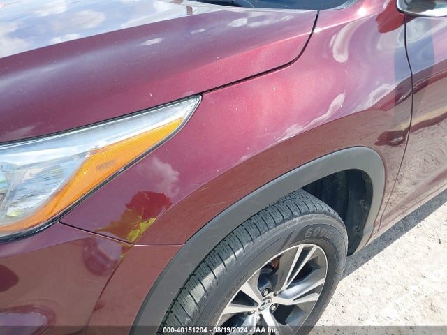 Toyota Highlander Xle V6 2016 5TDKKRFH8GS132483 Image 14