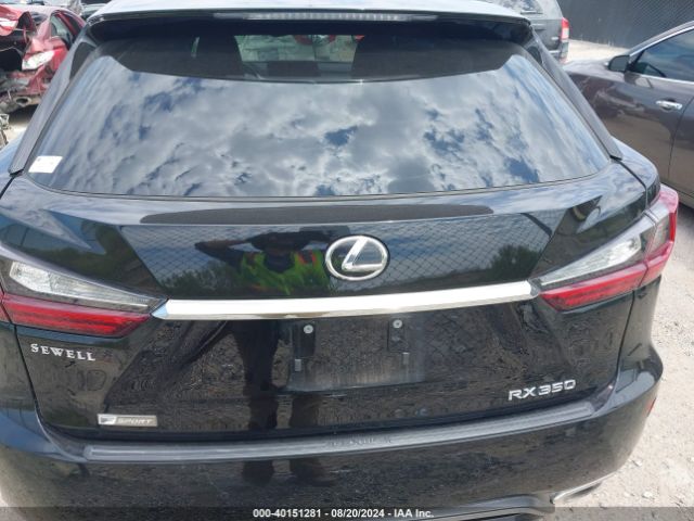 2T2BZMCA4KC191341 Lexus Rx 350 F Sport