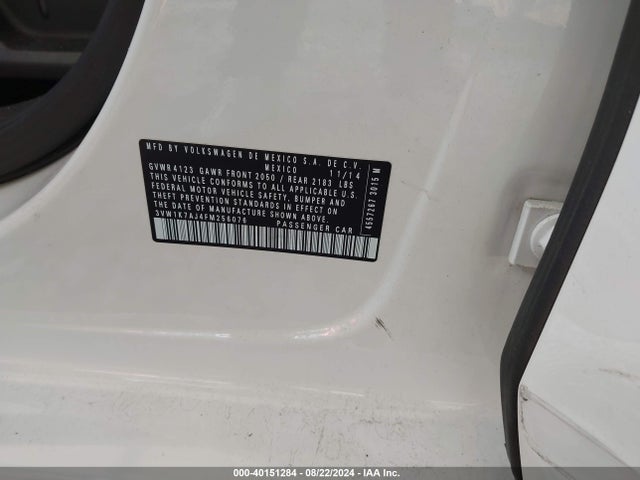 3VW1K7AJ4FM256076 Volkswagen Jetta 2.0l S