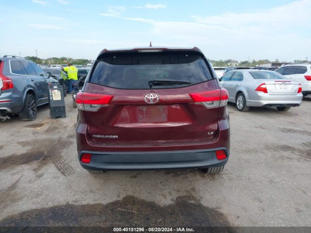 5TDZZRFH7JS278164 Toyota Highlander Le Plus
