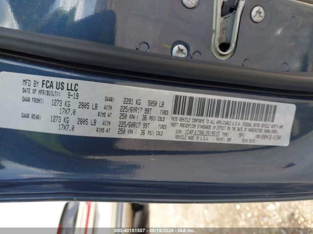 1C4PJLCB8LD519515 Jeep Cherokee Latitude Fwd