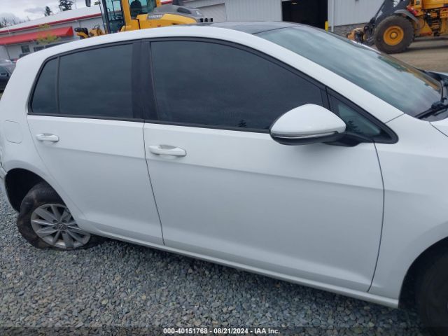 3VW217AUXGM039344 Volkswagen Golf Tsi S 4-door