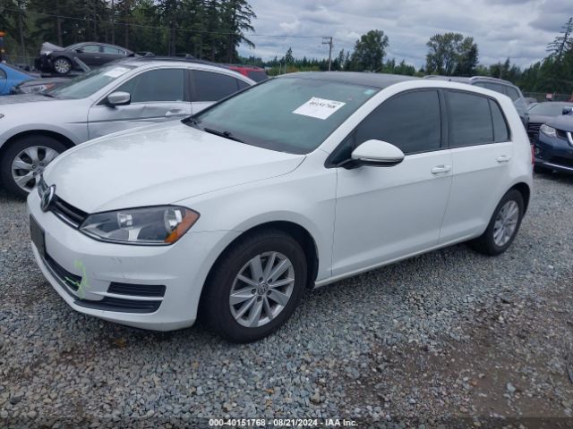 3VW217AUXGM039344 Volkswagen Golf Tsi S 4-door