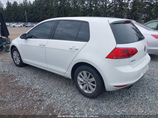 3VW217AUXGM039344 Volkswagen Golf Tsi S 4-door