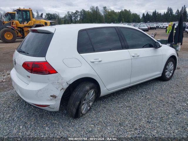 3VW217AUXGM039344 Volkswagen Golf Tsi S 4-door