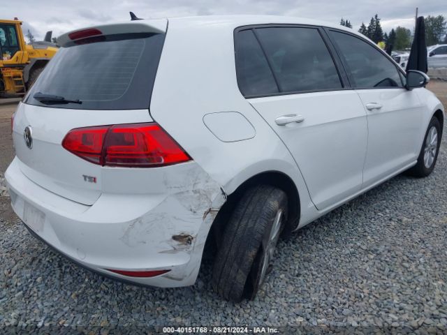3VW217AUXGM039344 Volkswagen Golf Tsi S 4-door