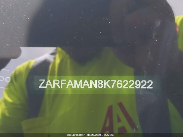 ZARFAMAN8K7622922 Alfa Romeo Giulia Rwd