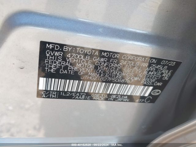 JTHGZ1B27P5068767 Lexus Is 350 F Sport