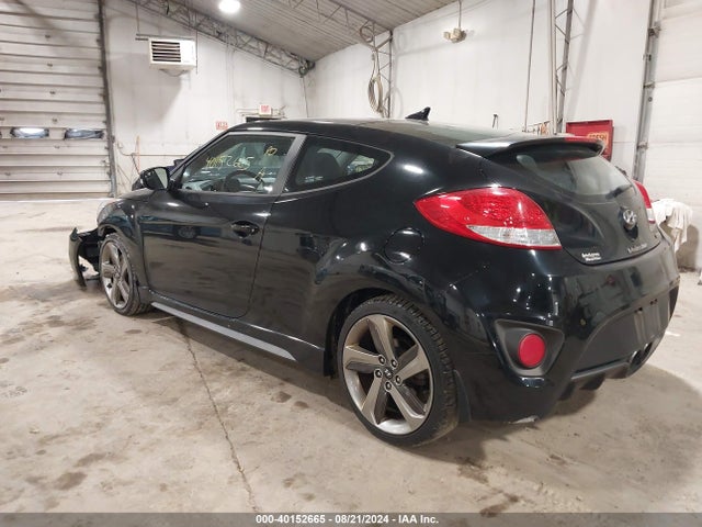 Hyundai Veloster Turbo W/black 2014 KMHTC6AE7EU210835 Image 3