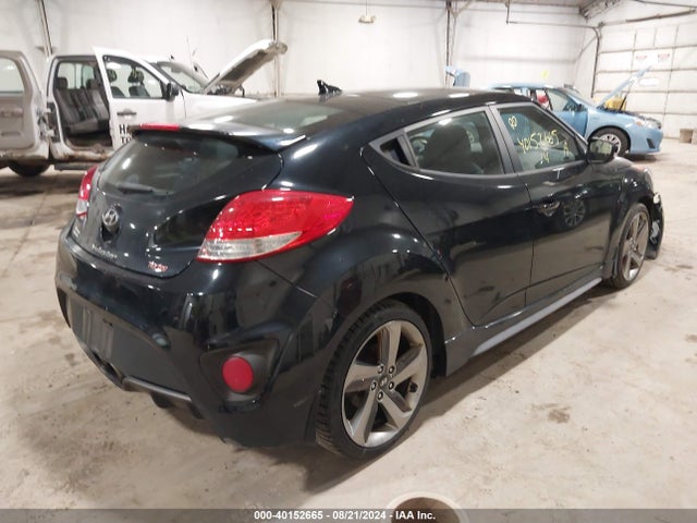 Hyundai Veloster Turbo W/black 2014 KMHTC6AE7EU210835 Image 4
