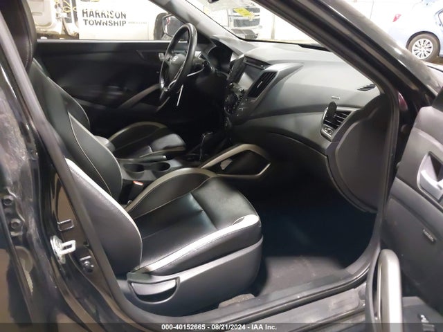 Hyundai Veloster Turbo W/black 2014 KMHTC6AE7EU210835 Image 5
