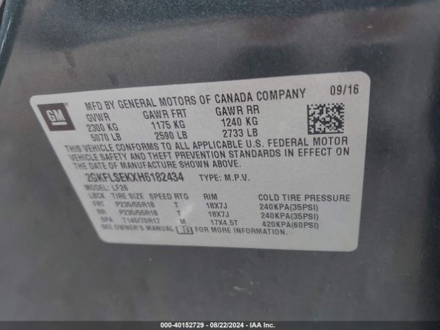 2GKFLSEKXH6182434 GMC Terrain Sle-1