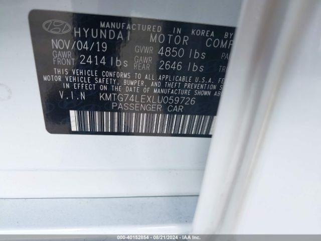 KMTG74LEXLU059726 Genesis G70 3.3t Rwd