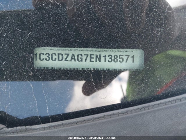 Dodge AVENGER SE 2014 1C3CDZAG7EN138571 Image 9