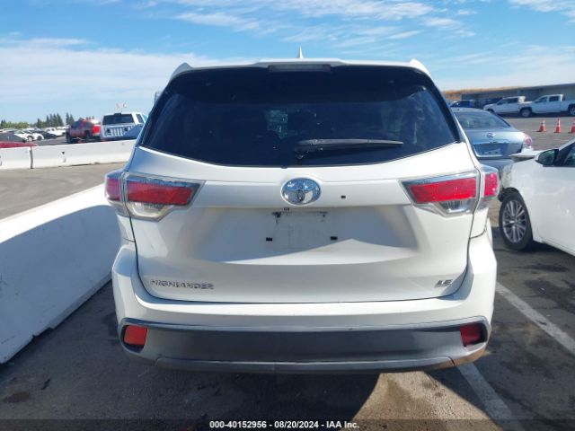 5TDZKRFH9ES018925 Toyota Highlander Le Plus V6