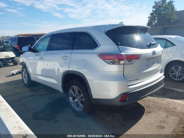 5TDZKRFH9ES018925 Toyota Highlander Le Plus V6