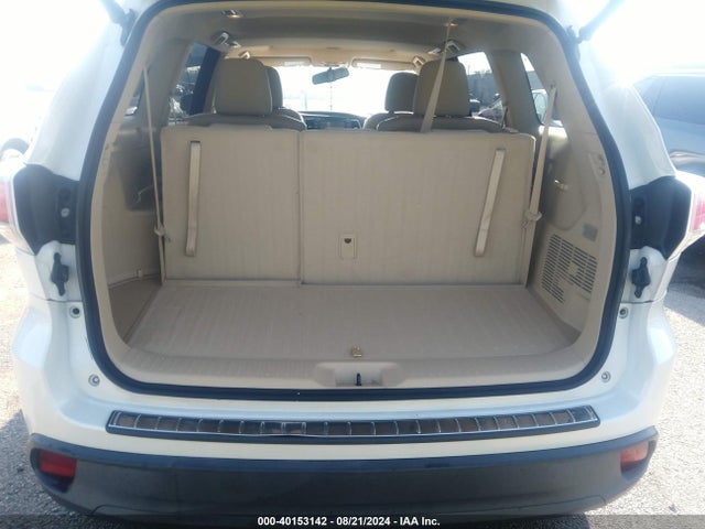 Toyota Highlander Xle V6 2014 5TDKKRFH2ES007587 Image 8