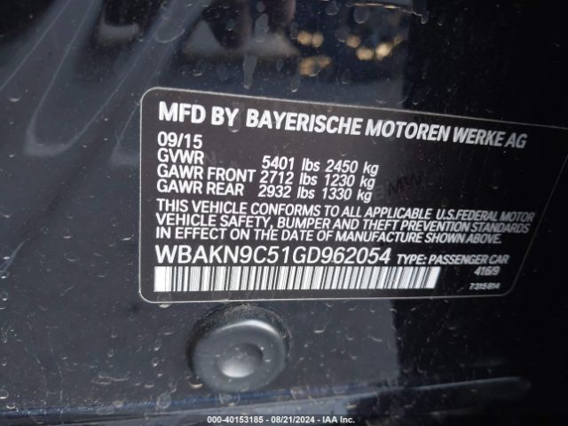 WBAKN9C51GD962054 BMW 550i