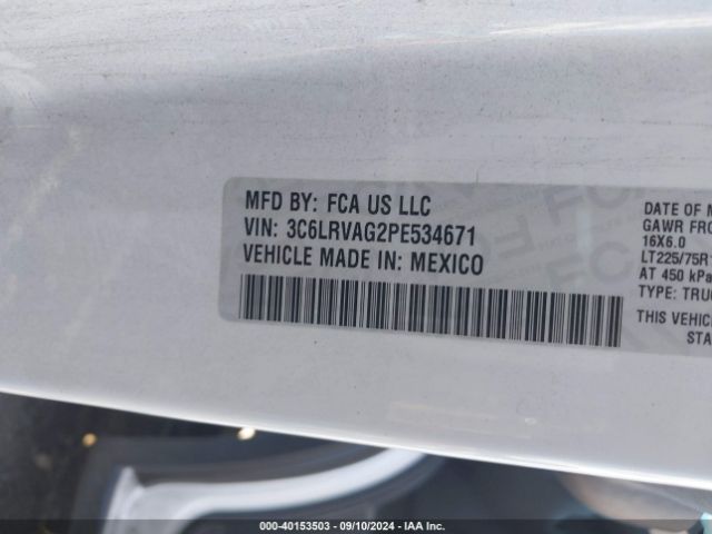 3C6LRVAG2PE534671 RAM Promaster 1500