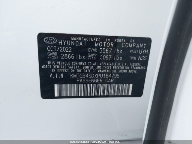 KMTGB4SDXPU164795 Genesis G80 3.5t Sport Awd