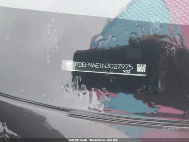 JTDEPMAE1N3027975 Toyota COROLLA LE