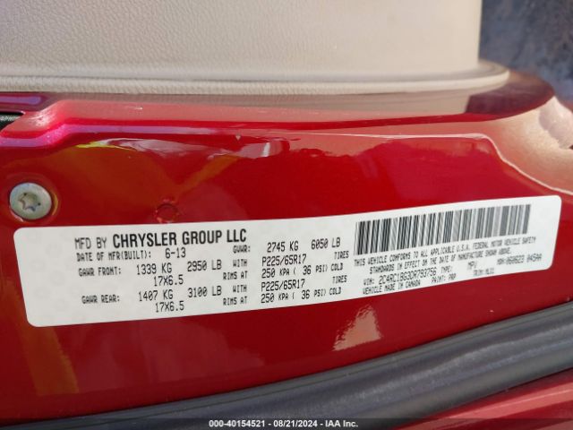 2013 CHRYSLER TOWN & COUNTRY 2C4RC1BG3DR793756 Photo 8