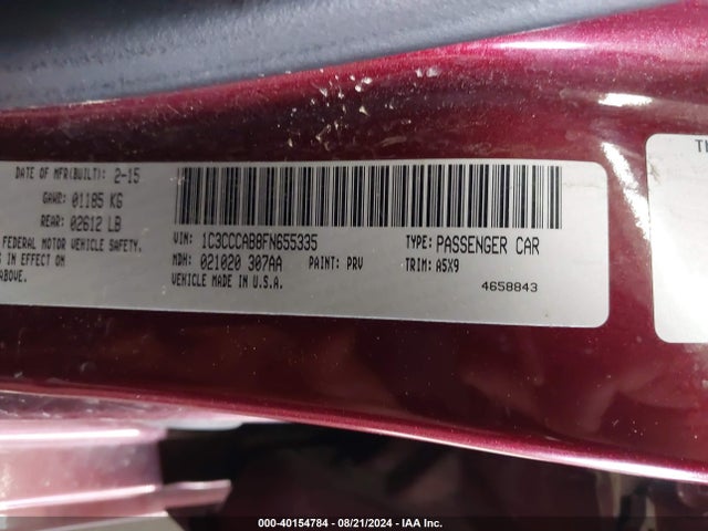 Chrysler 200 Limited 2015 1C3CCCAB8FN655335 Image 9