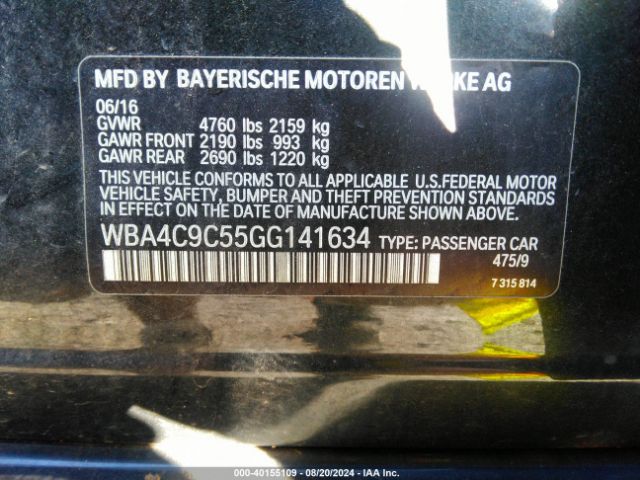 WBA4C9C55GG141634 BMW 428i Gran Coupe Xdrive