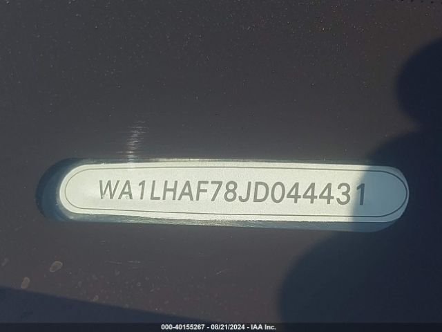 WA1LHAF78JD044431 Audi Q7 2.0t Premium