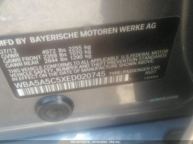 WBA5A5C5XED020745 BMW 528I