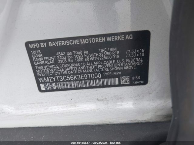 WMZYT3C56K3E97000 Mini Countryman Cooper S