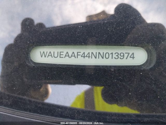 WAUEAAF44NN013974 Audi A4 Premium Plus 45 Tfsi S Line Quattro S Tronic