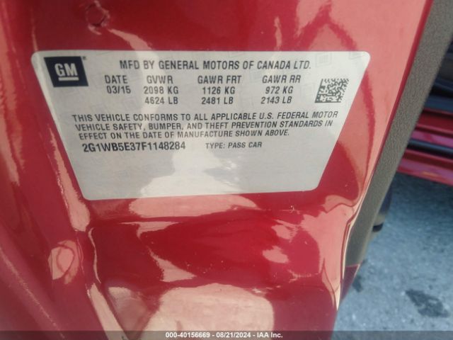 2G1WB5E37F1148284 Chevrolet Impala Limited Lt