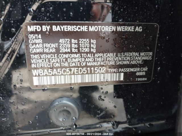 WBA5A5C57ED511502 BMW 528I