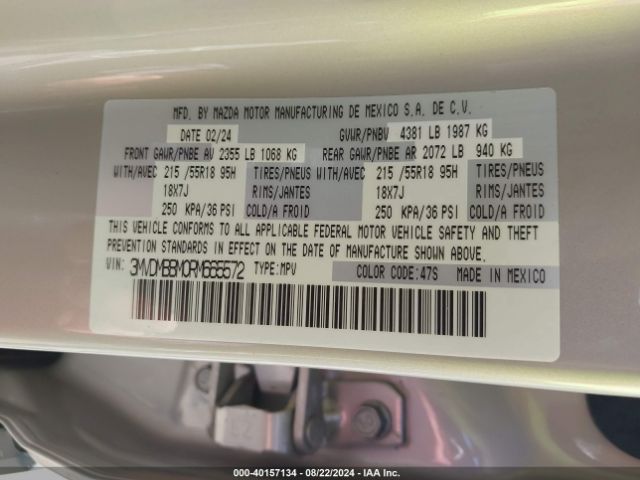 3MVDMBBM0RM665572 Mazda Cx-30 2.5 S Select Sport