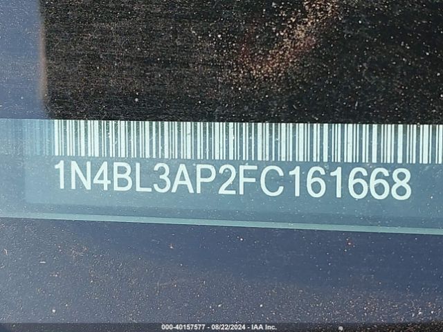 1N4BL3AP2FC161668 Nissan Altima 3.5 Sl