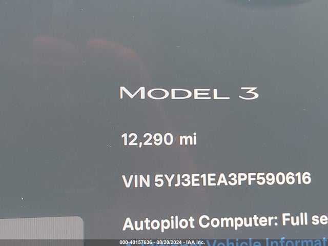 Tesla Model 3 Rear-wheel Drive 2023 5YJ3E1EA3PF590616 Image 15