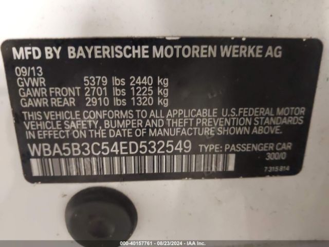 WBA5B3C54ED532549 BMW 535i Xdrive