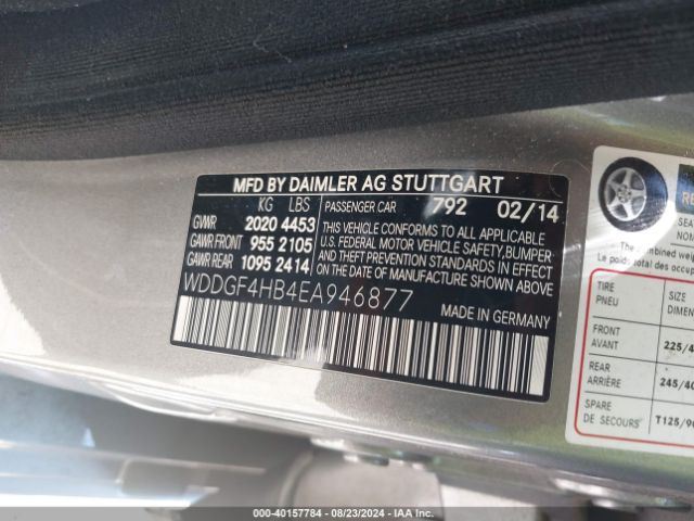 WDDGF4HB4EA946877 Mercedes-Benz C 250 Luxury/sport