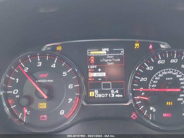 JF1VA2T67J9824031 Subaru Wrx Sti Limited