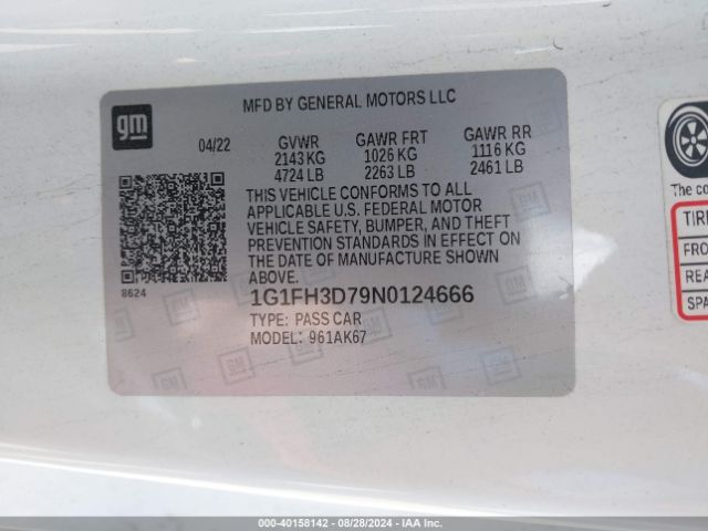 1G1FH3D79N0124666 Chevrolet Camaro Rwd  2ss