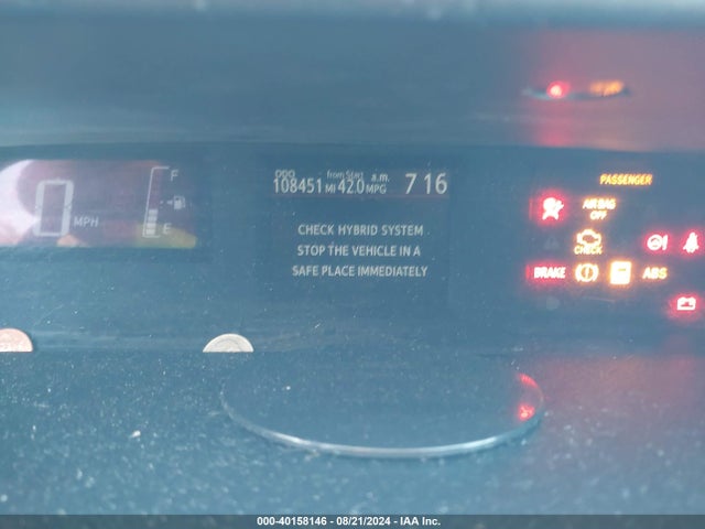 JTDKDTB31G1139001 Toyota Prius C Two