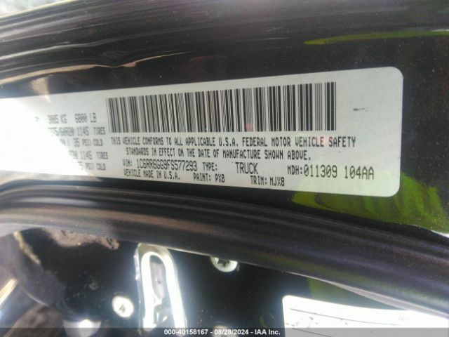 1C6RR6GG9FS577293 RAM 1500 Big Horn