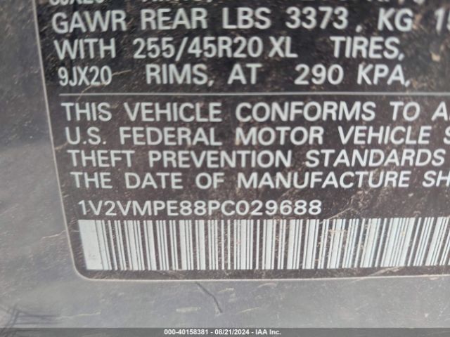 1V2VMPE88PC029688 Volkswagen Id.4 Pro/pro S