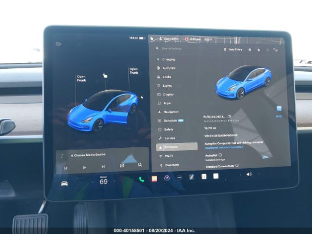 5YJ3E1EAXMF930419 Tesla Model 3 Standard Range Plus Rear-wheel Drive