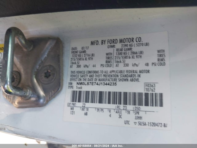 NM0LS7E74J1344235 Ford Transit Connect Xl