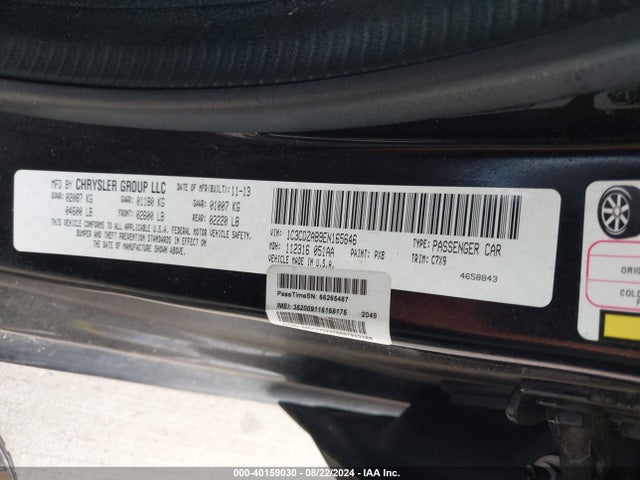 Dodge AVENGER SE 2014 1C3CDZAB9EN165646 Image 9
